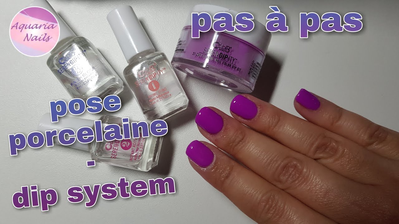 Pas à pas pose porcelaine [ Dip system ]