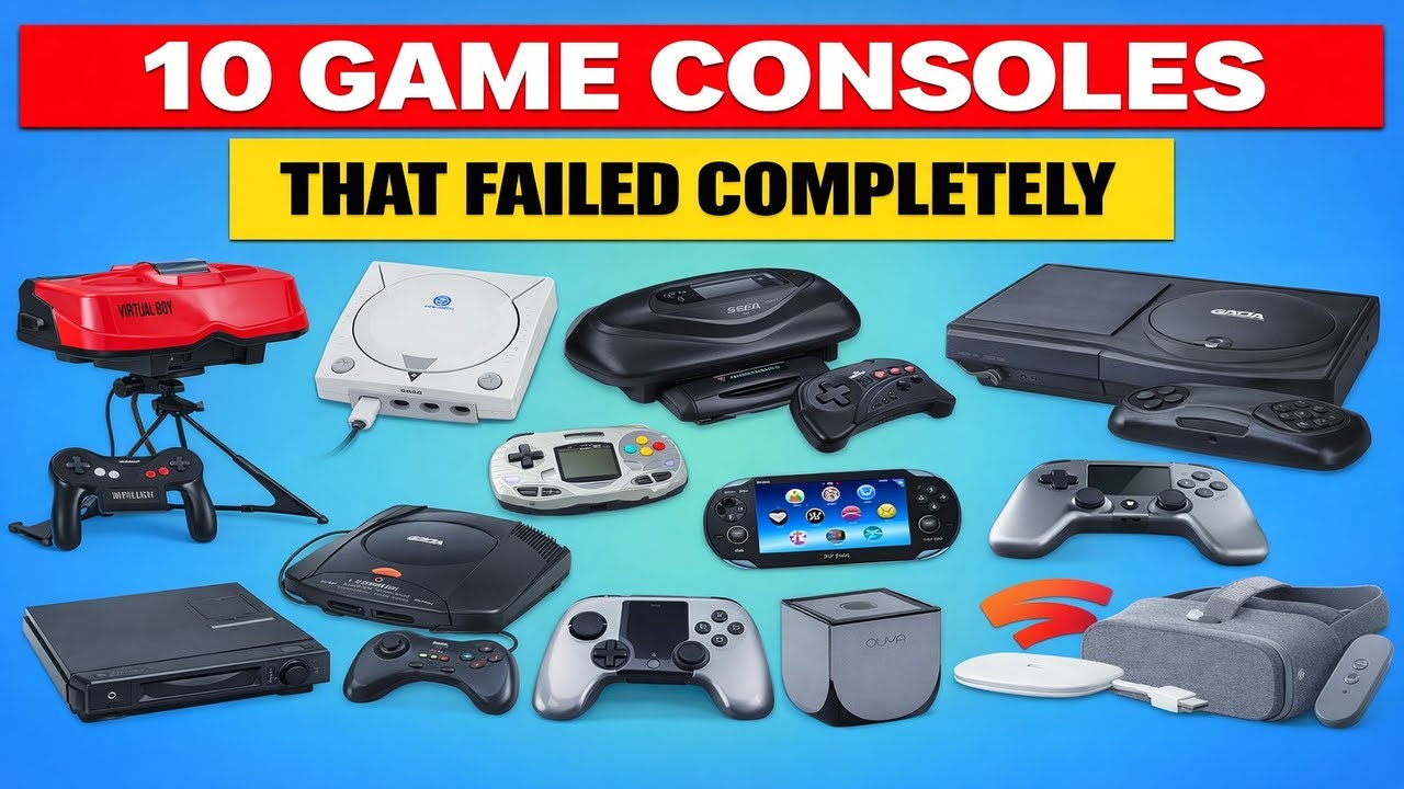 10 Video Game Consoles We THOUGHT Were the Future But FAILED Completely