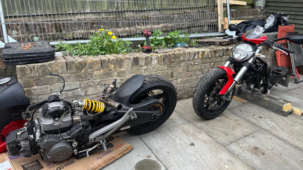 Out Of My Depth Rebuilding a Ducati Monster 696