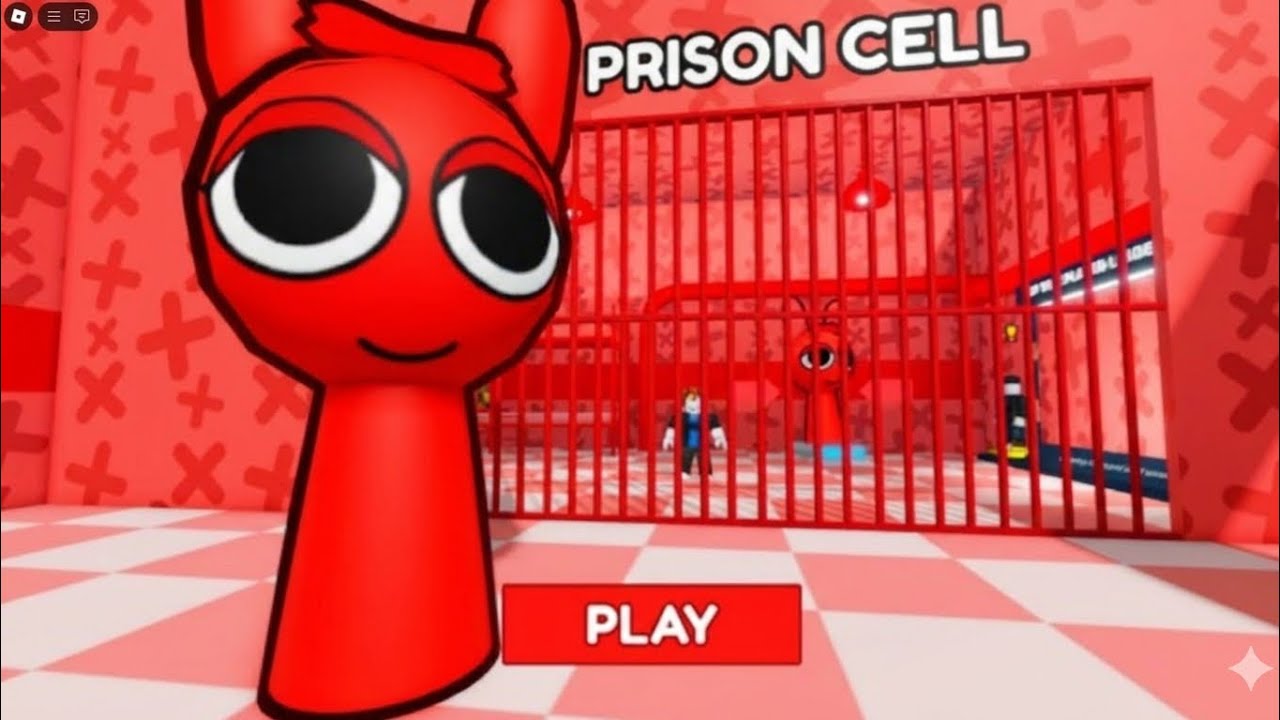 RED SPLANKI'S PRISON RUN! (Obby) Roblox Gameplay Walkthrough No Death 4K