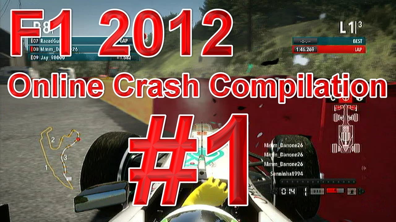 F1 2012 Online Crash Compilation 1