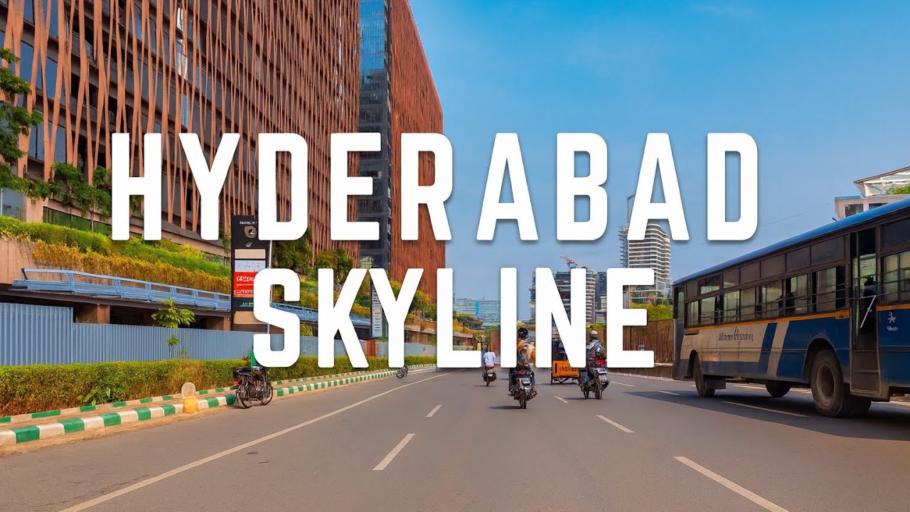 Stunning Skyview Drive Through Hitech City | Hyderabad&rsquo;s Modern Skyline in 4K #hyderabad #trending