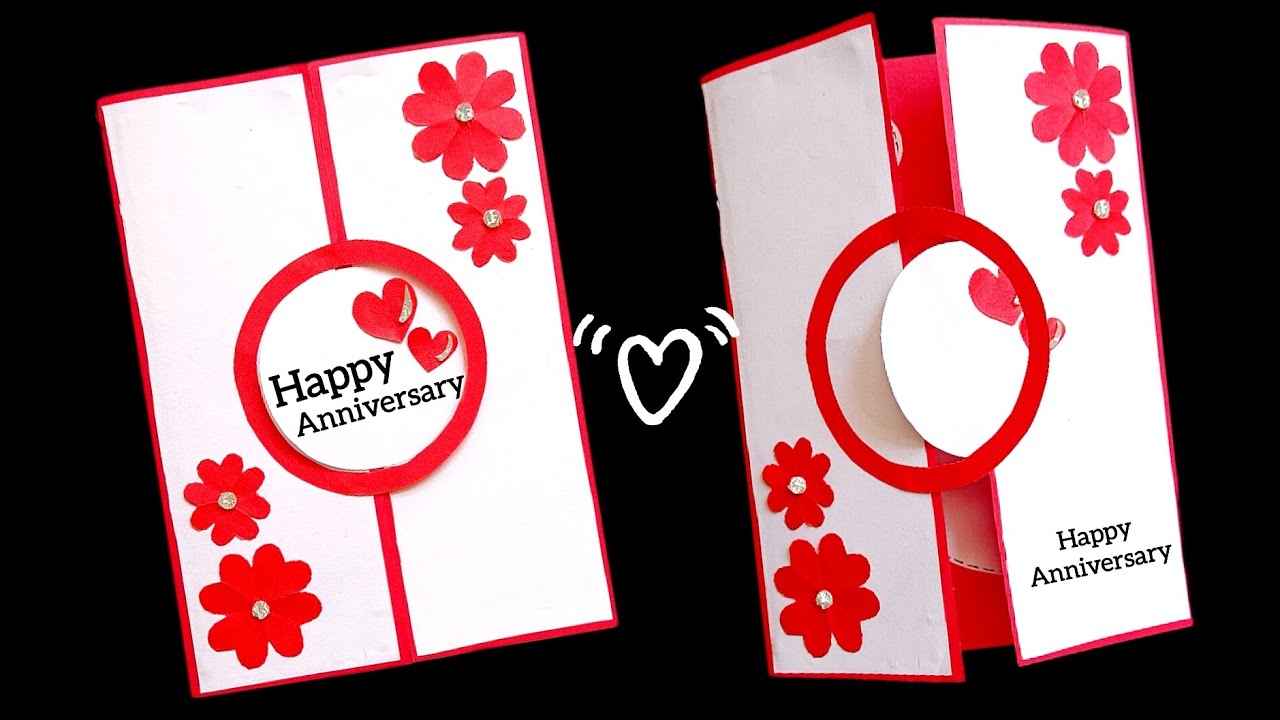 Happy anniversary greeting card for parents / Anniversary gift card / Happy anniversary greeting car