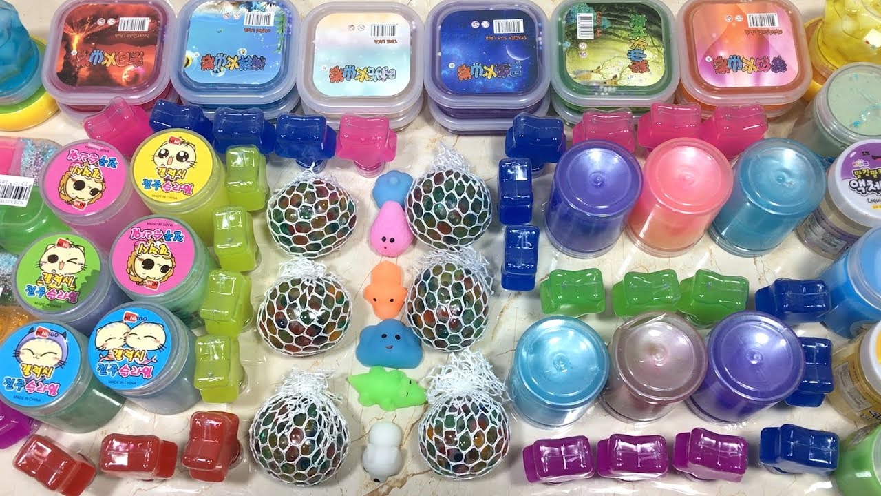 Best Video Mixing Cut Squishy into Store Bought Slime 2018 ! Satisfying Slime Videos !!