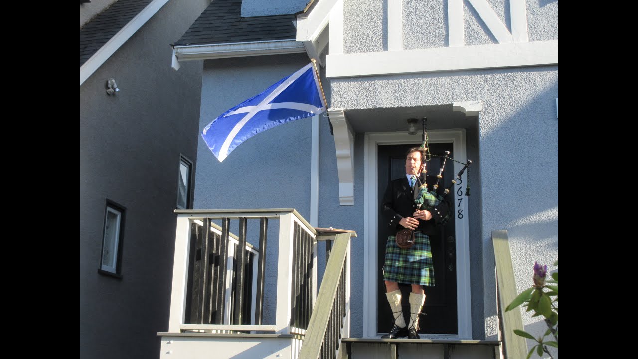 Bagpipers in Vancouver, Canada