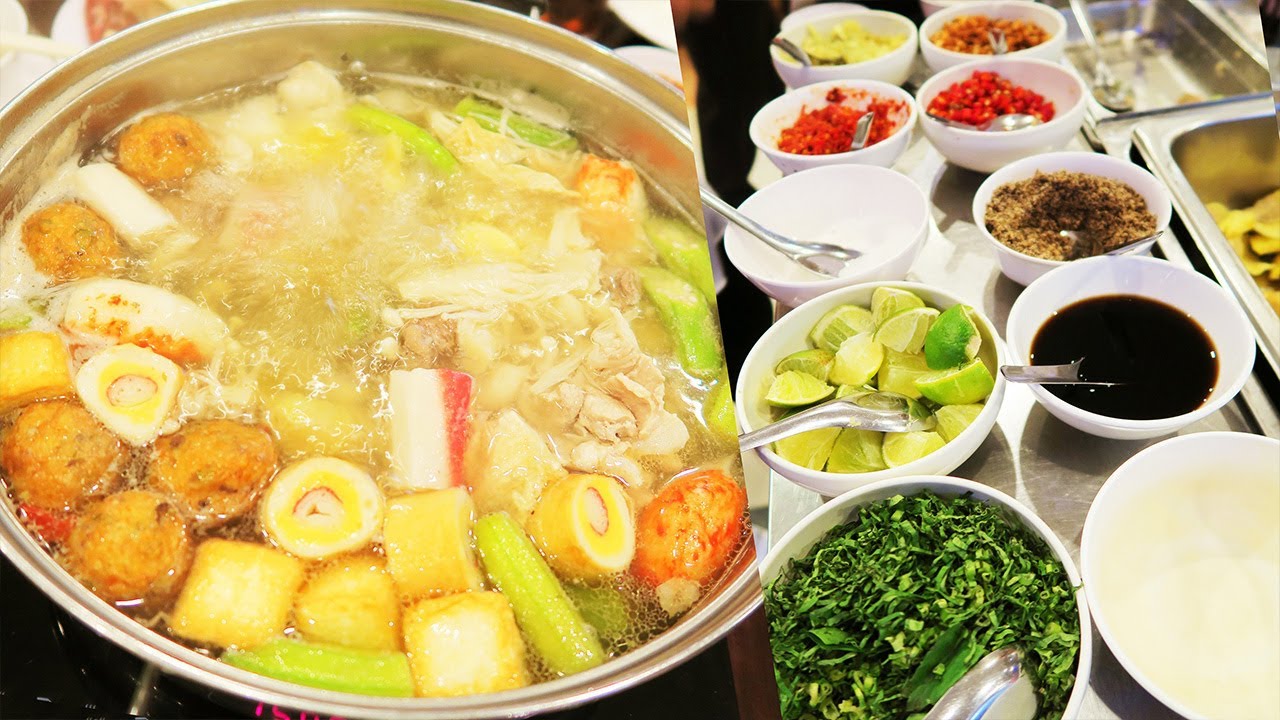 $6.80 Cambodian HOTPOT BUFFET [First Night In Phnom Penh] | I HEART CAMBODIA Episode 1