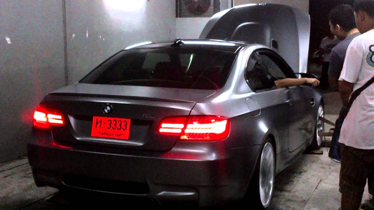 BMW E92 M3 Meisterschaft Titanium GT2 Dyno test