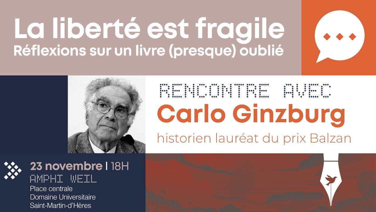 (REPLAY) Conférence d’exception avec l'historien Carlo Ginzburg, lauréat du prix Balzan