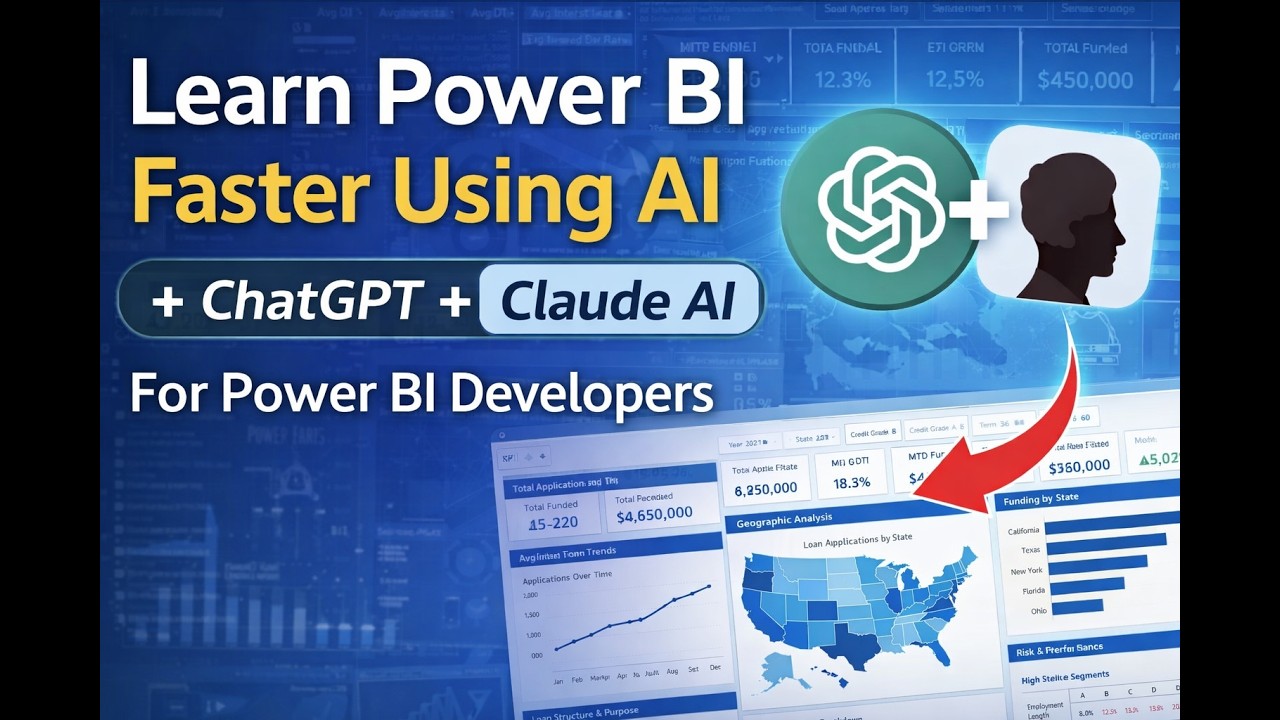 Learn Power BI Faster Using AI | ChatGPT + Claude AI for Power BI Developers