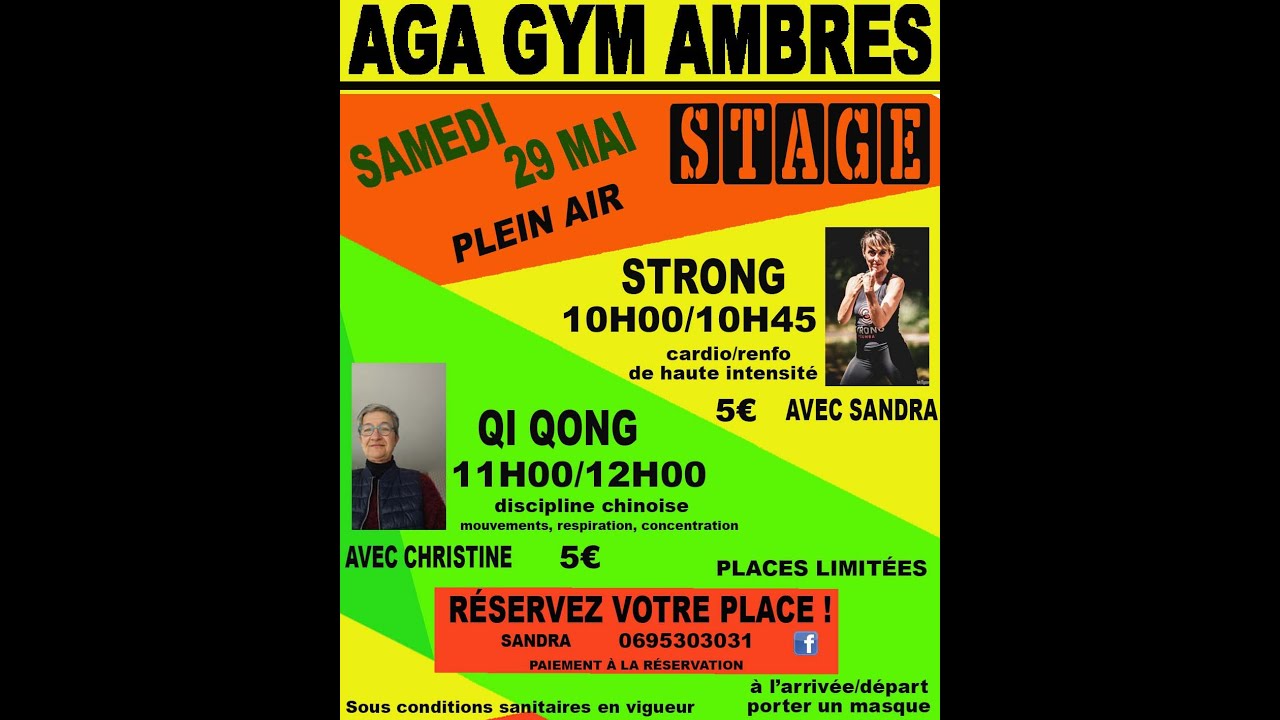 STAGE STRONG ET QI QONG MAI 2021