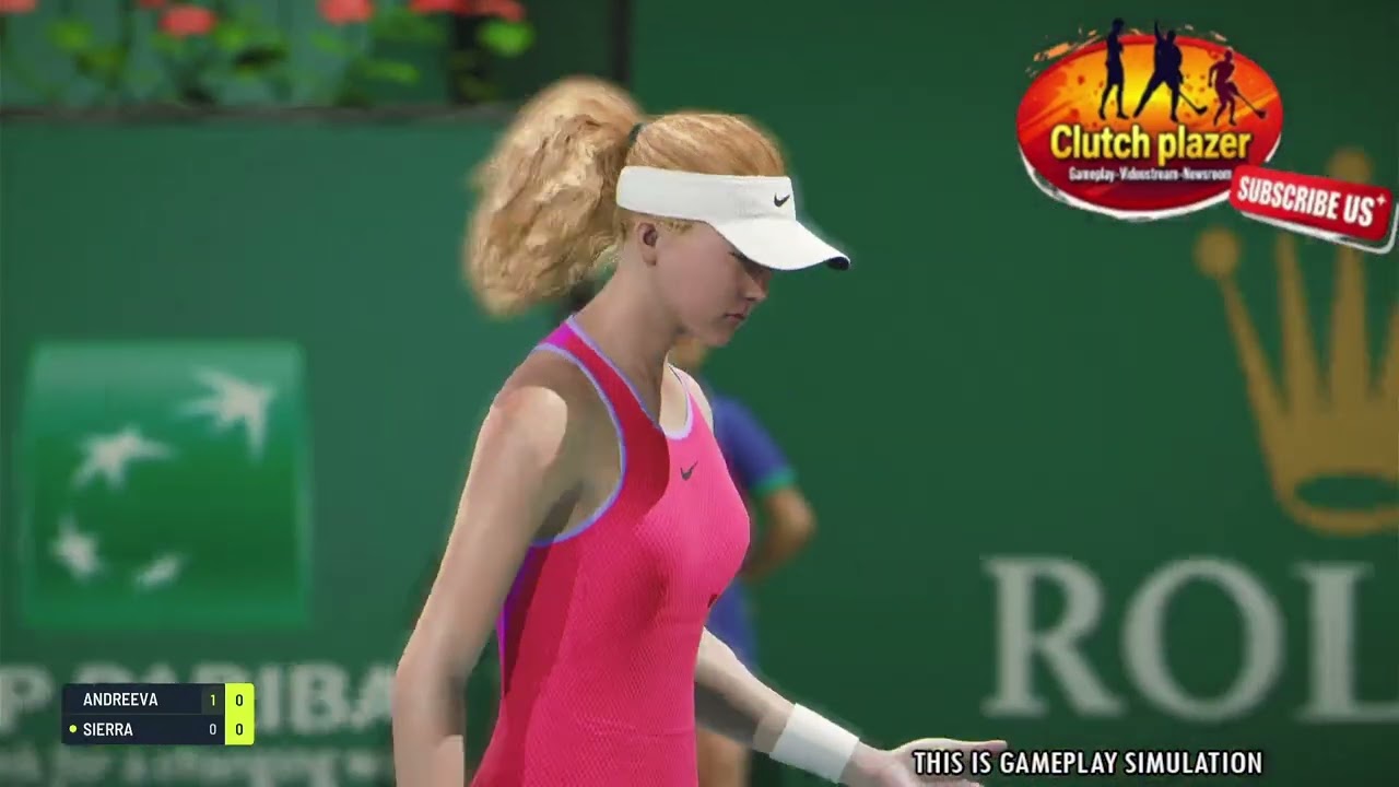 Indian Wells Open | Mirra Andreeva   vs Solana Sierra    | [08 MAR 2026] | Gameplay Simulation
