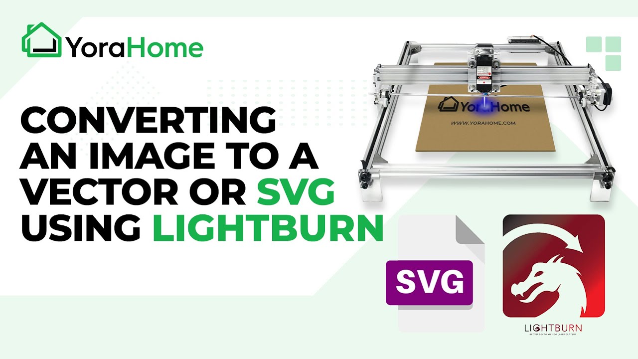 Преобразование изображения в вектор или SVG с помощью LightBurn