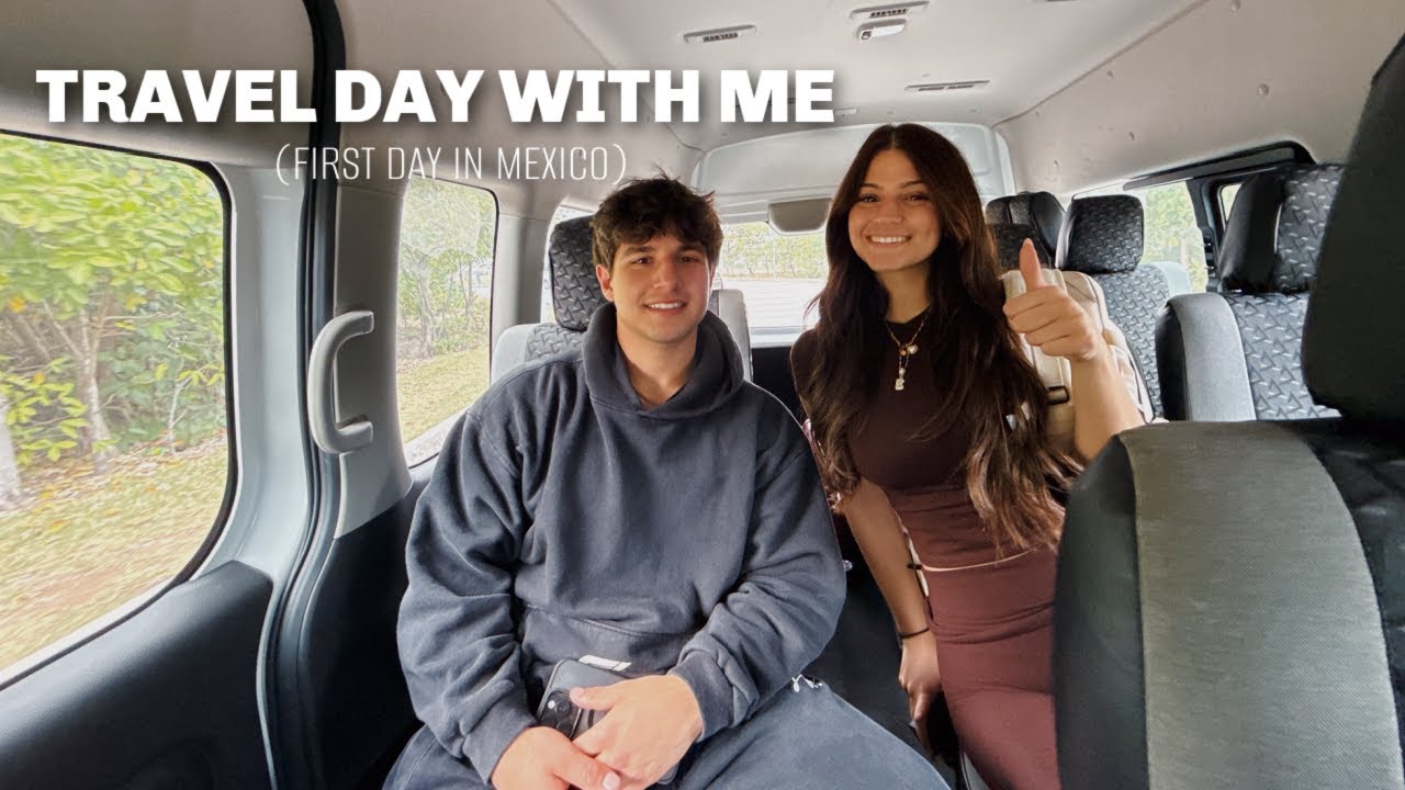 TRAVEL DAY IN MY LIFE :my airport routine (first day in Mexico)✈️☀️