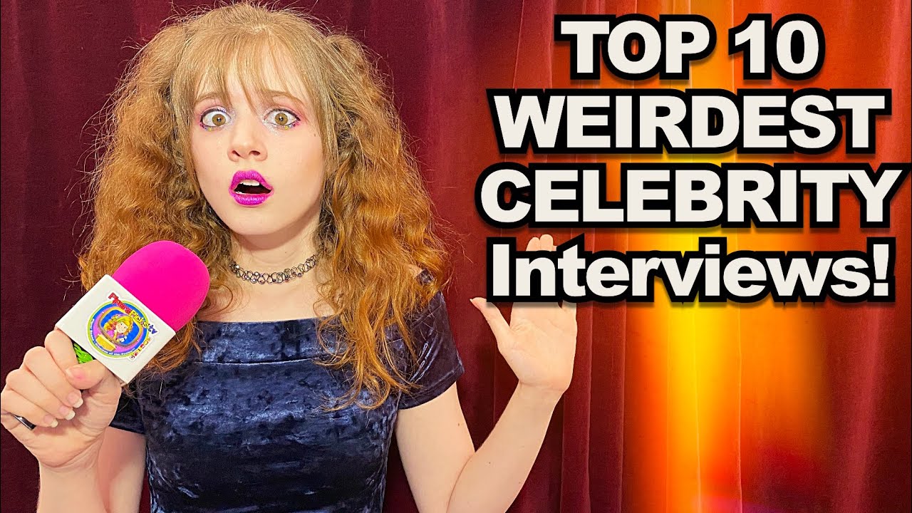 Top 10 Weirdest Celebrity Interviews of All Time (UNGLITCHED)
