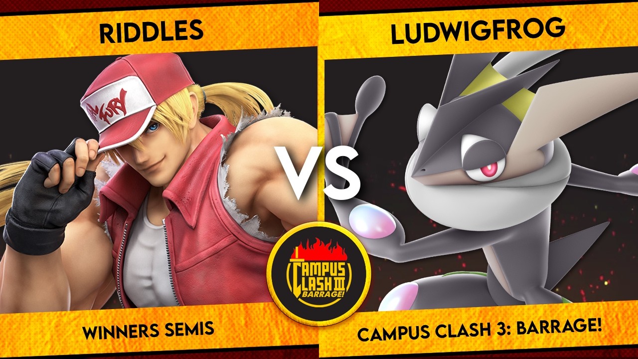 Campus Clash 3 | Riddles (Terry) vs LudwigFrog (Greninja) | Winners Semis