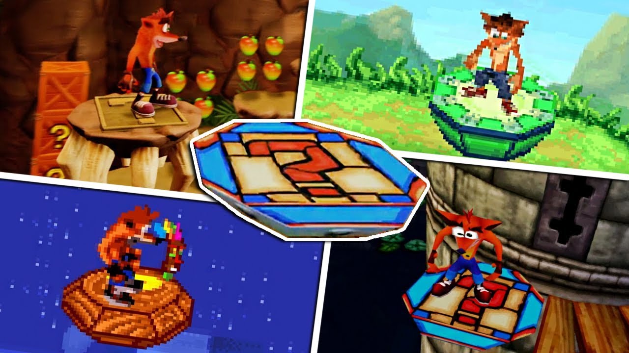 Evolution of the Bonus in Crash Bandicoot Games