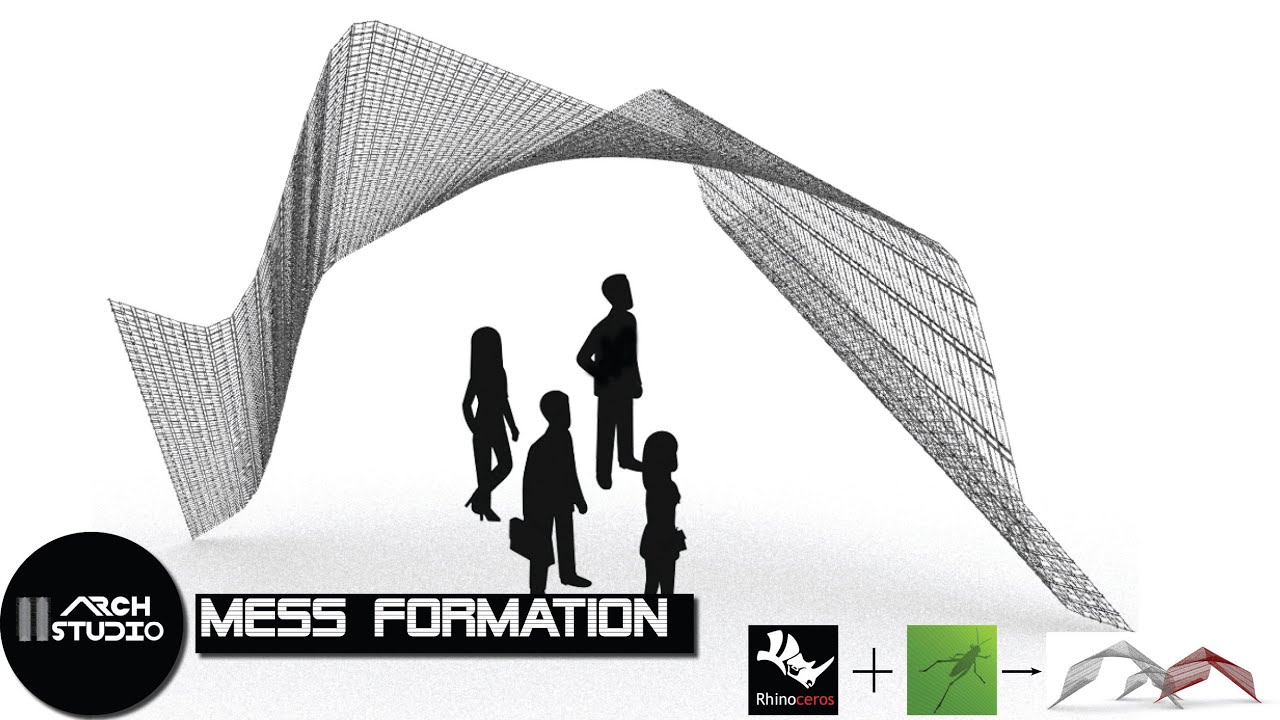 How to Apply Mesh On any Surface in Grasshopper || Weaving Pattern