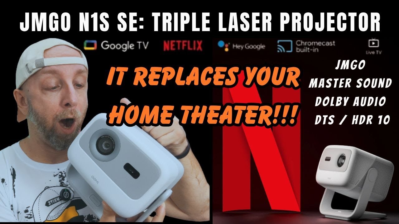 JMGO N1S SE: этот тройной лазерный HDR10-проектор с Google TV и Netflix заменит ваш домашний кино...
