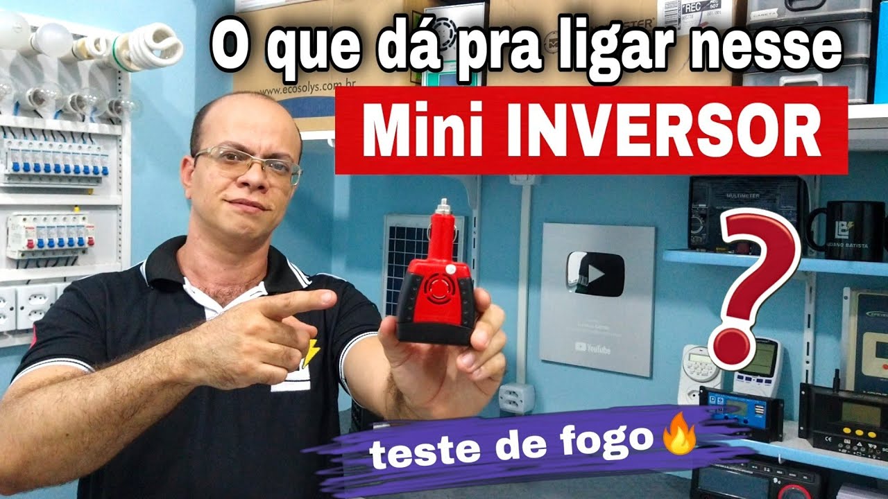 O que dá pra ligar nesse Mini INVERSOR ? | Teste de fogo🔥