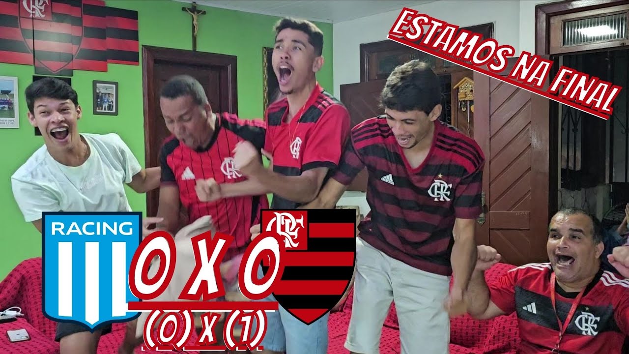 REACT RACING 0 (0) X (1) 0 FLAMENGO || SEMIFINAL COPA LIBERTADORES !!!!!!!!!!