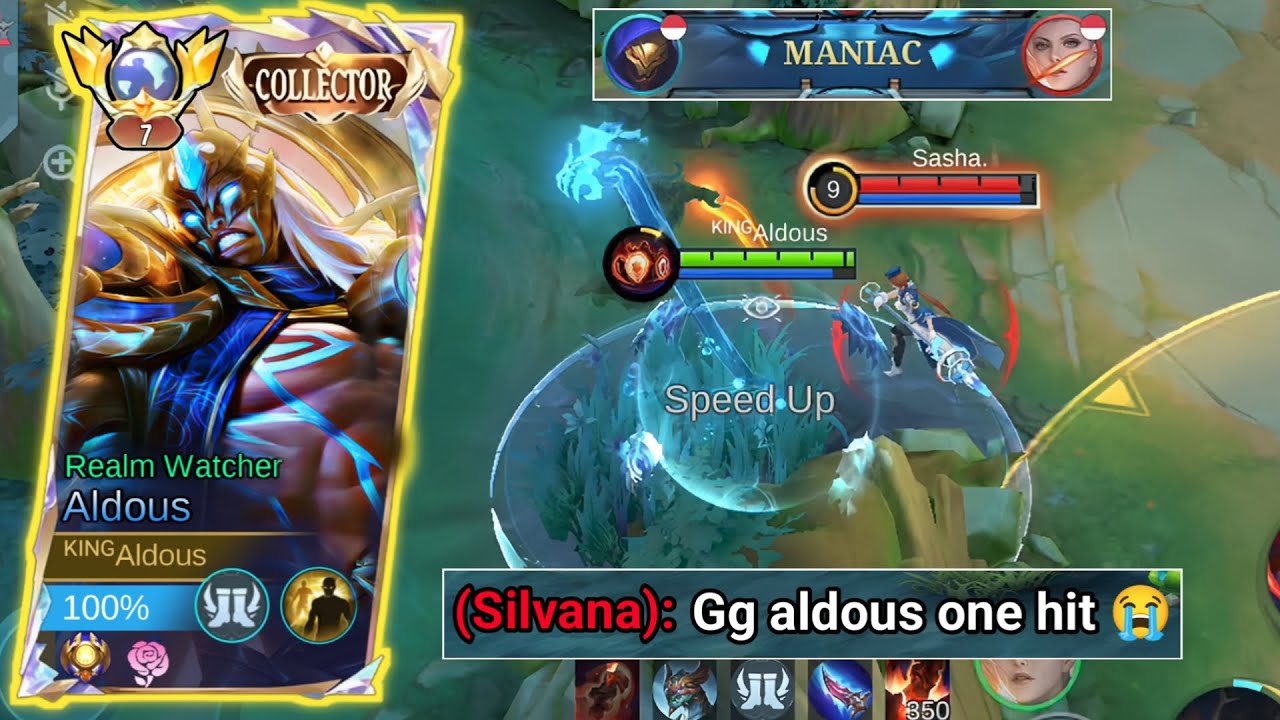ALDOUS SKY PIERCER MAKIN OP !!! EZZ MANIAC -MLBB