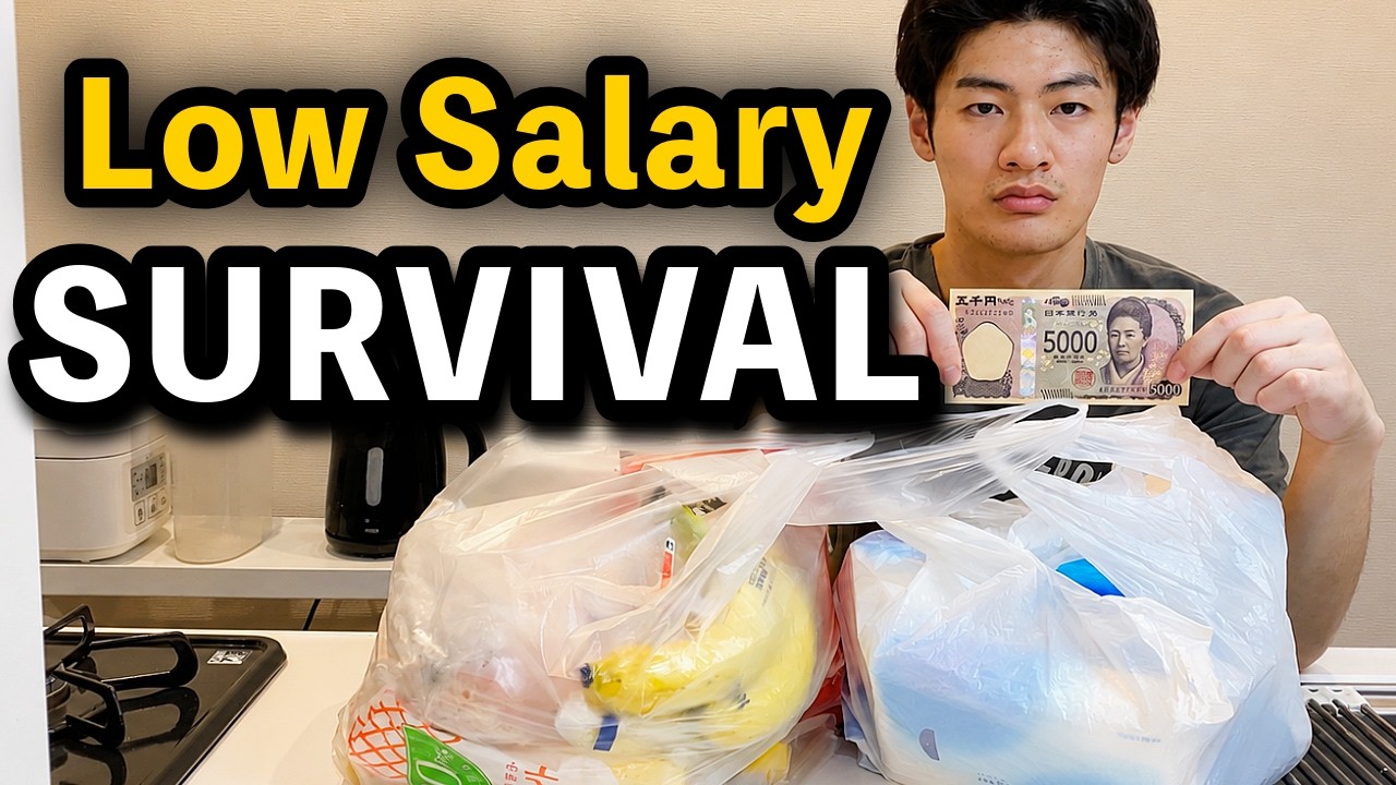 How I Survive on a Low Salary in Japan: My $32 Grocery Haul ｜ Budget Life 🇯🇵