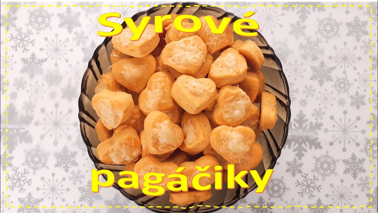 Raw pagáčiky - пикантная выпечка для кофе и вина