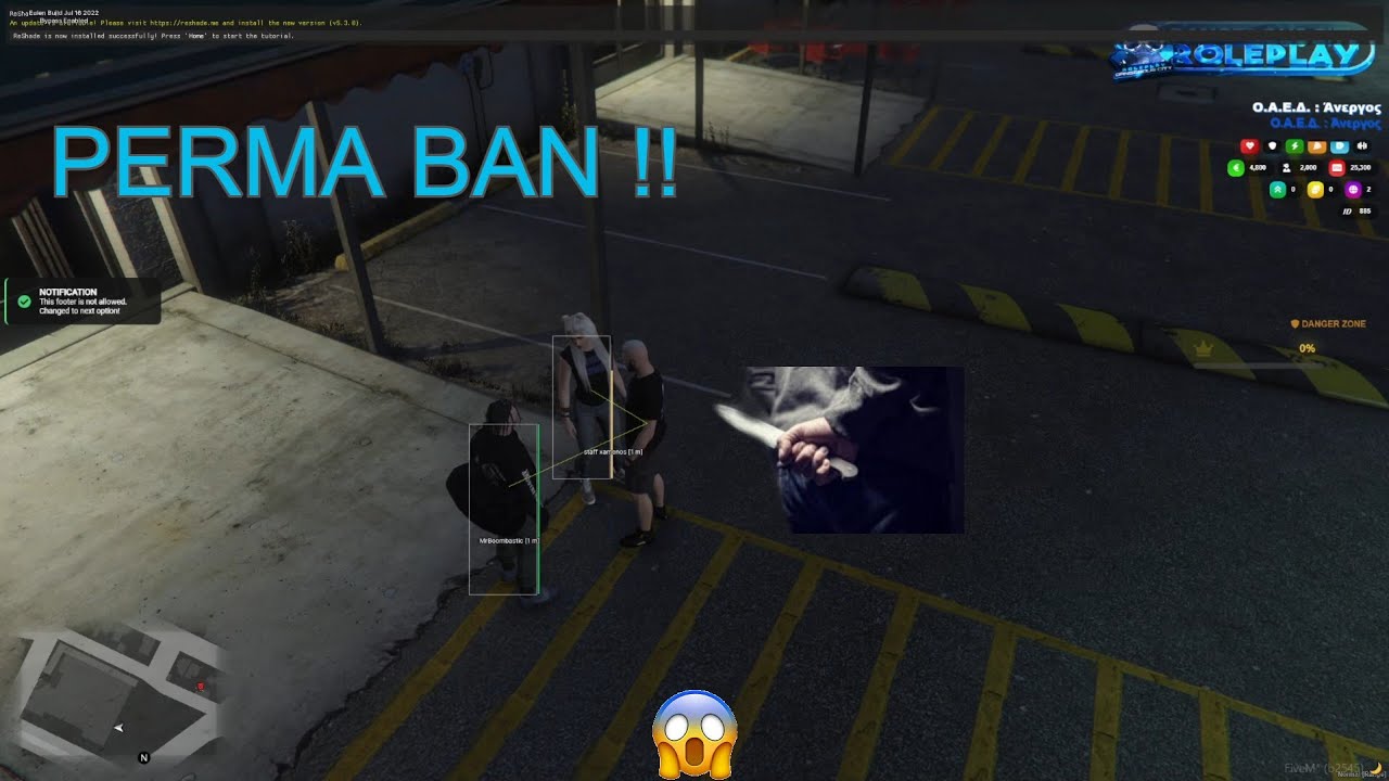 EKANA PERMA BAN THN STAFF ME TO MAXERI  STO DANGEROUS RP (GTA RP TROLL)