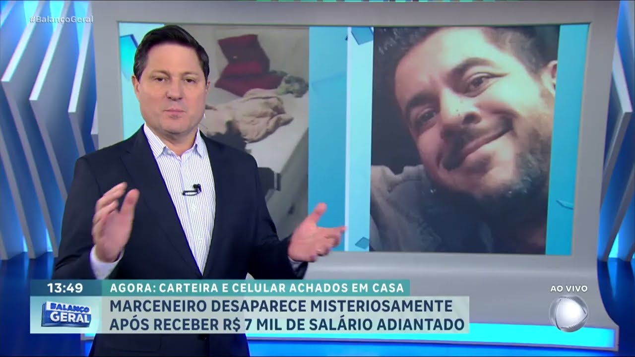 Marceneiro desaparece misteriosamente após receber adiantamento de R$ 7 mil