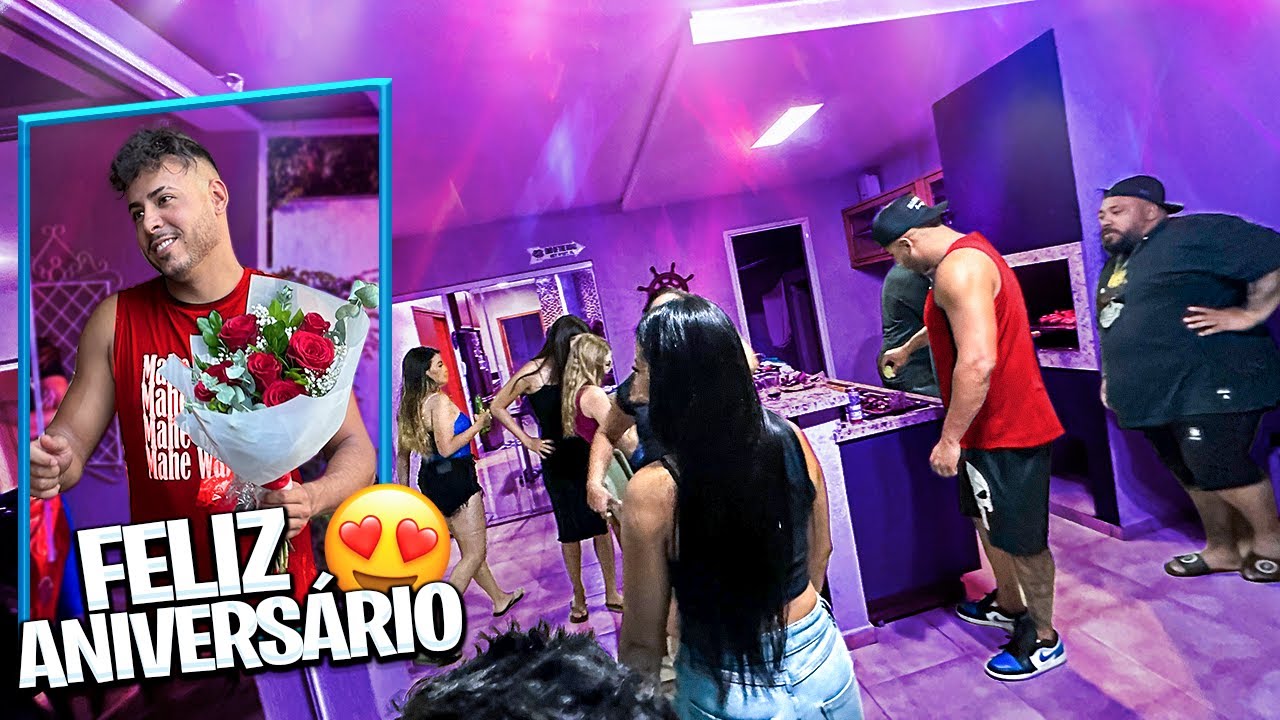 FIZEMOS UMA SURPRESA PRO RENATO DE ANIVERSÁRIO todos os amigos