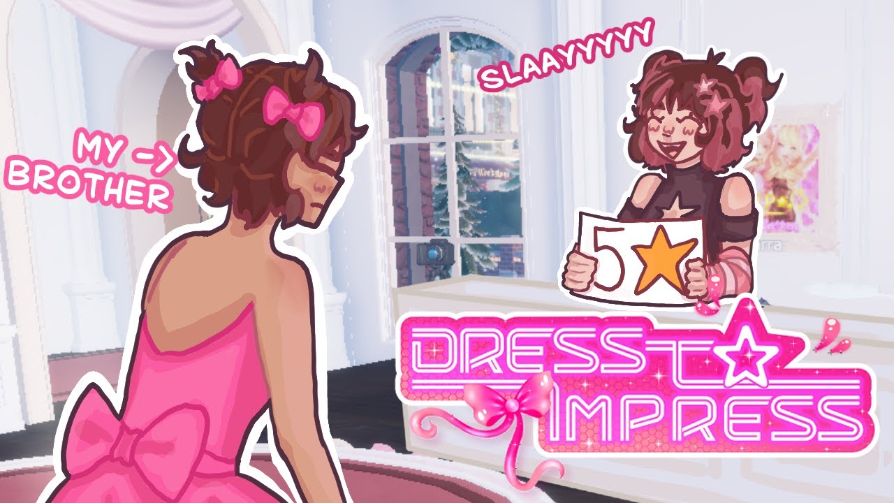 Dress To Impress But I Forced My Brother To Play With Me