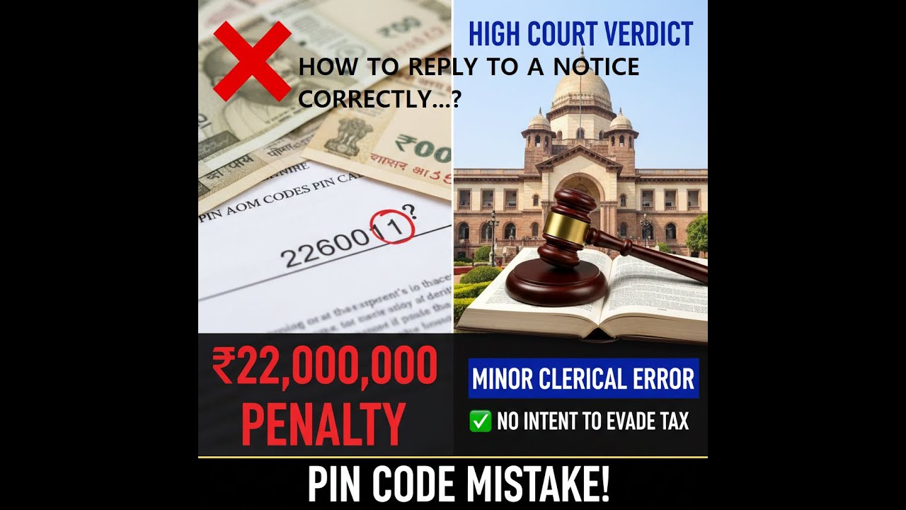 😱Minor Error, Major Penalty,ஒரு சின்ன PIN Code பிழை…22 Lakhs Penalty  Allahabad High Court சொன்னது