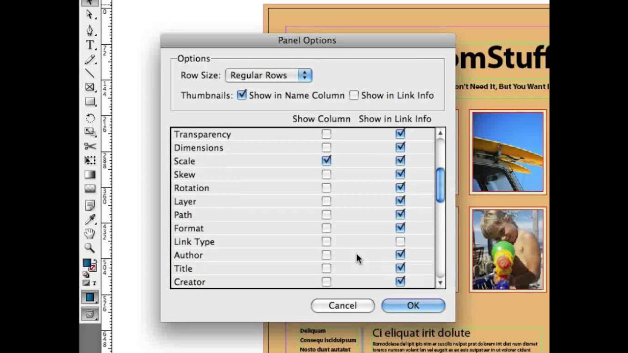 InDesignSecrets Videocast Episode 2 Saving Time with the Links Panel