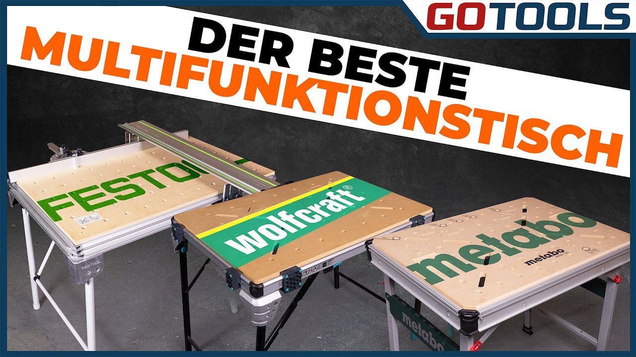 Multifunktionstisch Metabo MWB 100 mit Festool und Wolfkraft im Vergleich ! Mit Verlosung