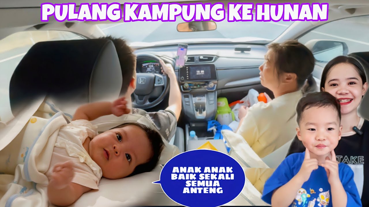 HARI PERTAMA PULANG KAMPUNG KE HUNAN,MEIMEI ANTENG BANGET PERJALANAN JAUH BEGINI