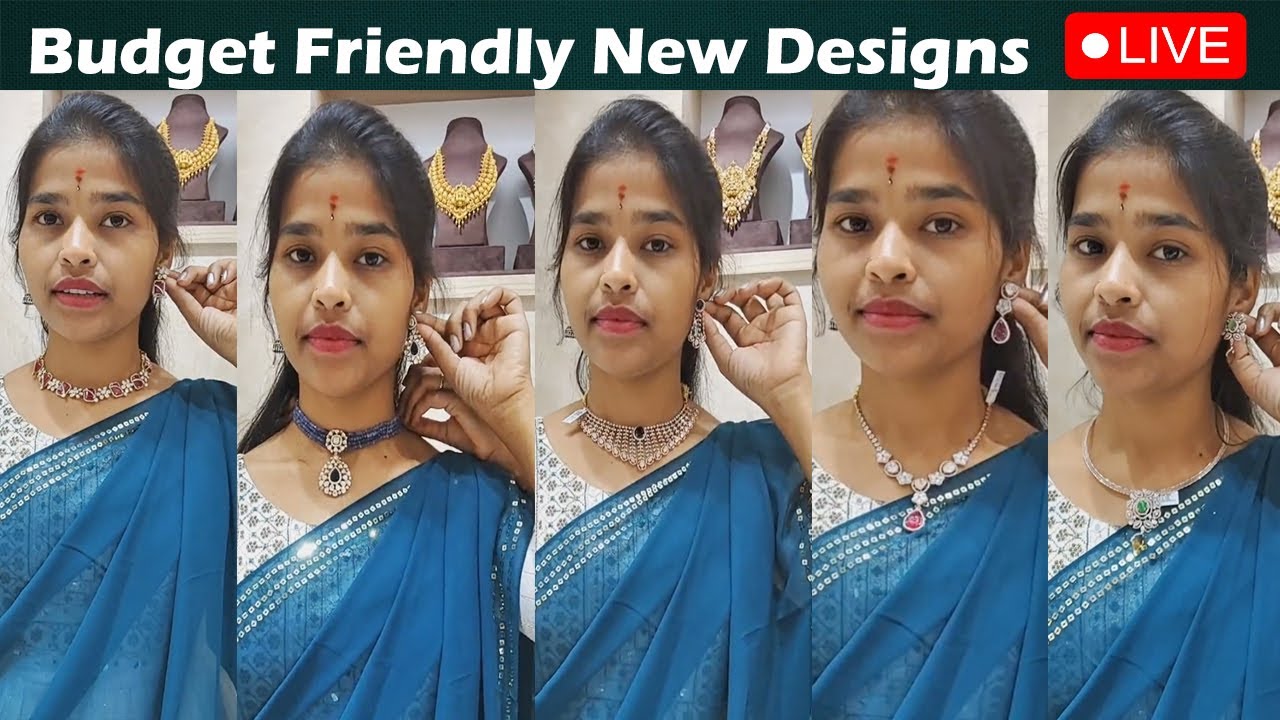 Budget Diamond Look Like Cz Gold Jewellery | Mukunda Jewellers #lightweightjewellery@Bride Essentials