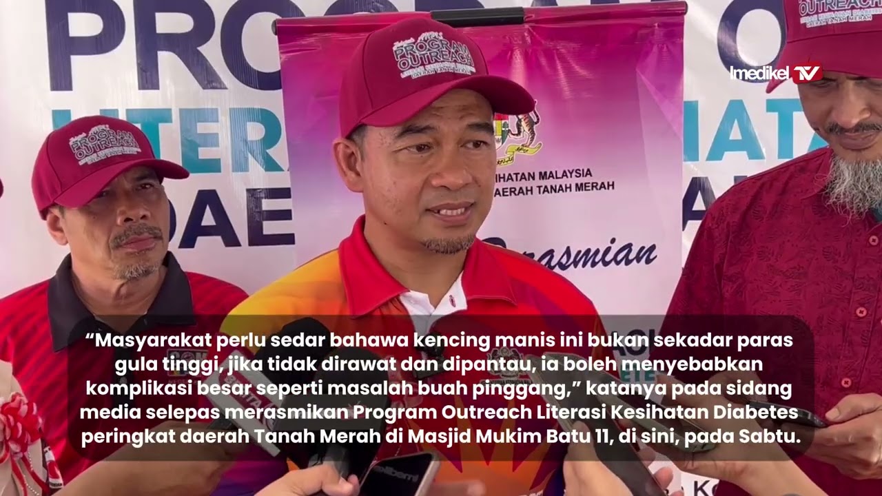HANYA 30 PERATUS PESAKIT DIABETES DI KELANTAN DAPATKAN RAWATAN | Imedikel TV