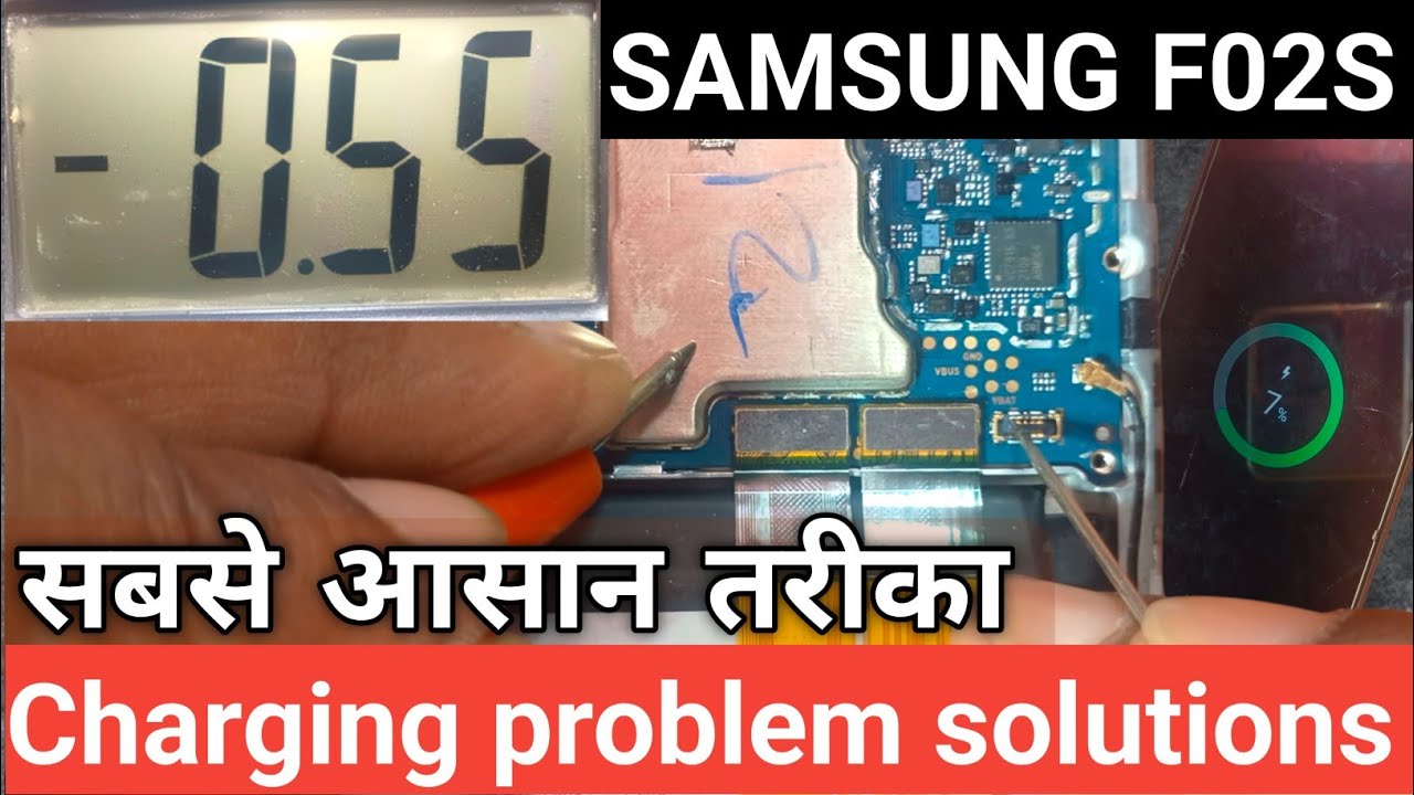 Samsung F02s charging problem solutions | F02s charging fix