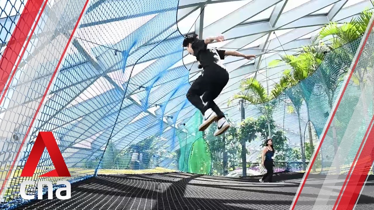 Jewel Changi Airport's Canopy Park, Sky Nets, slides and mazes: First look