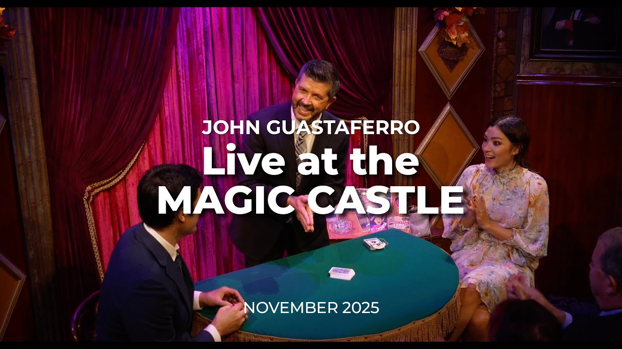 Джон Гуастаферро в The Magic Castle, ноябрь 2025 г.