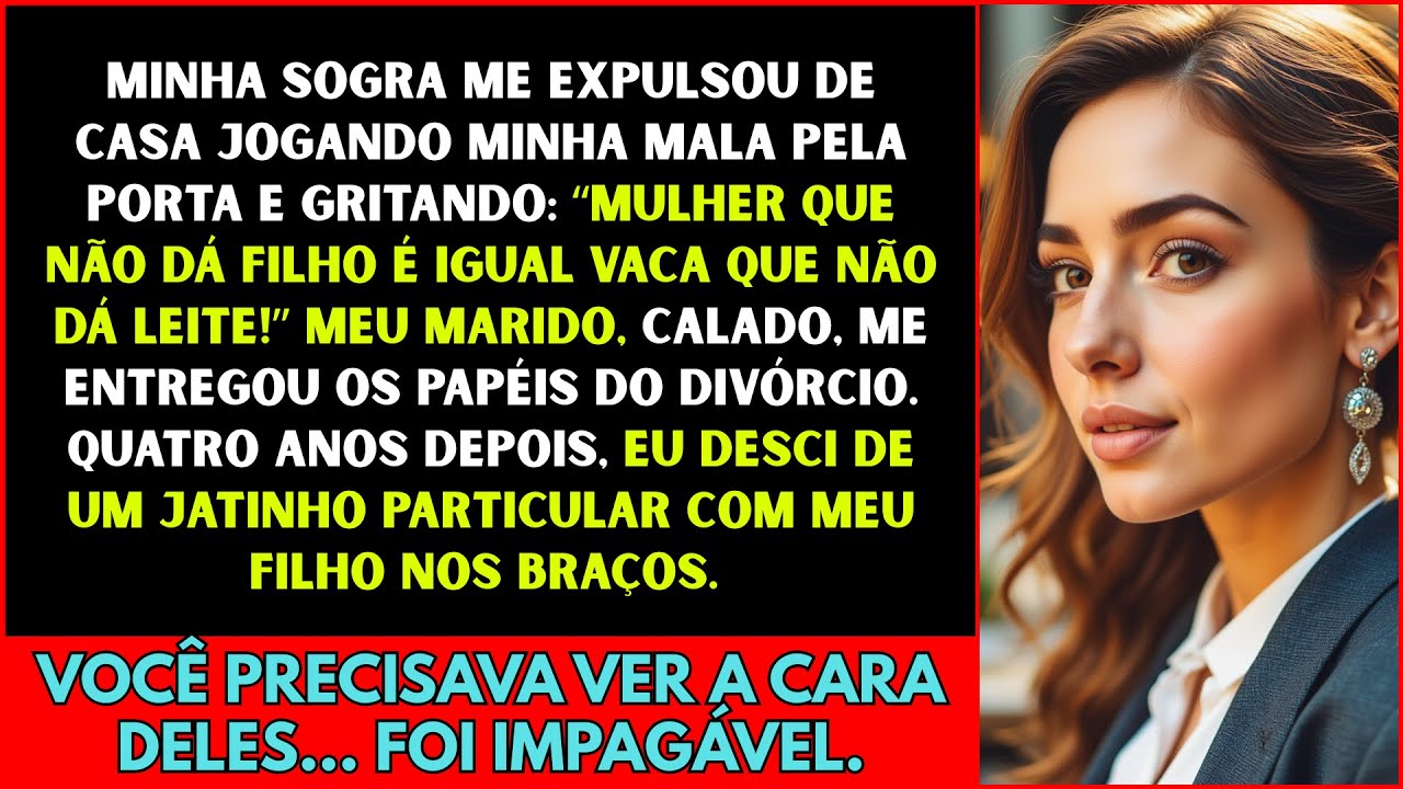 Minha sogra jogou minha mala para fora da porta: 