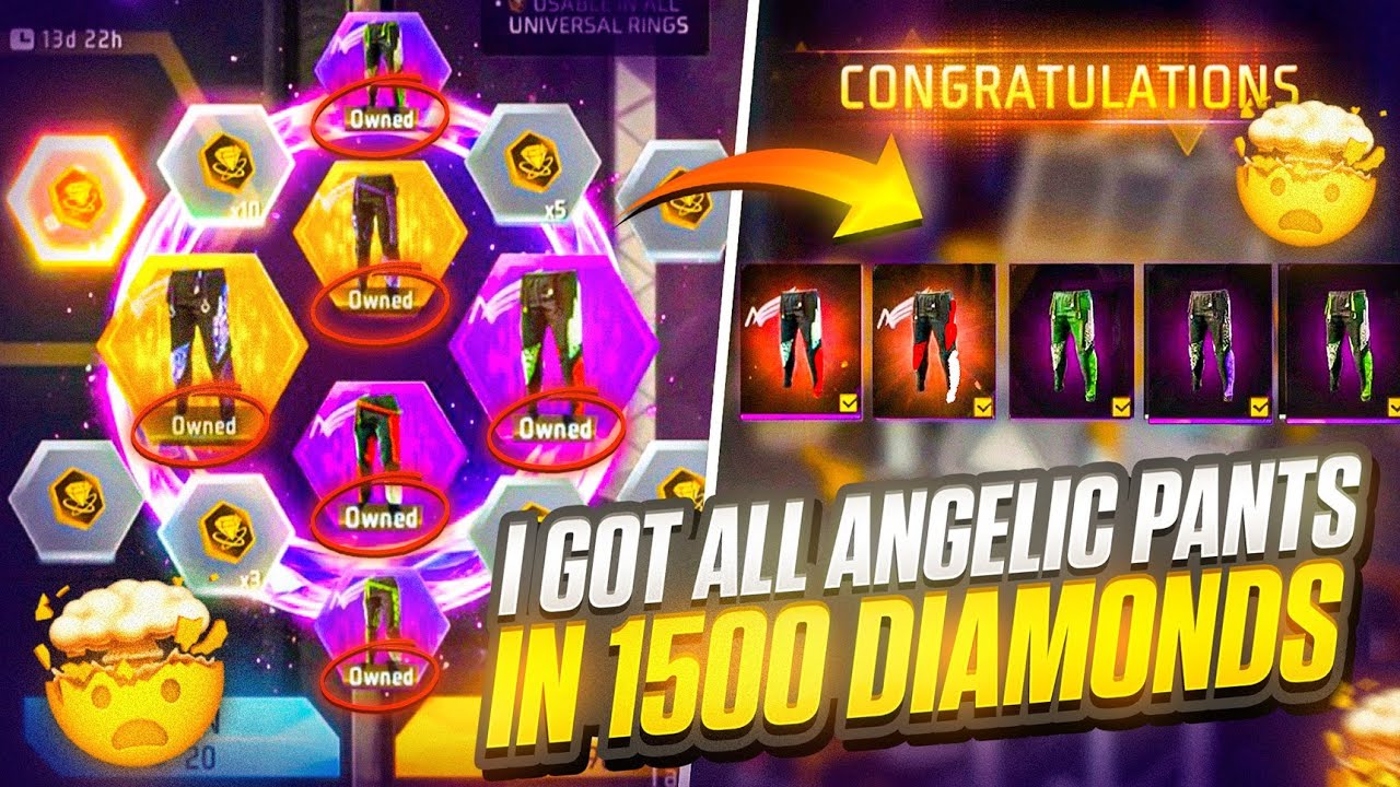 I GOT ALL ANGELIC PANTS IN JUST 1500 DIAMONDS 🤯