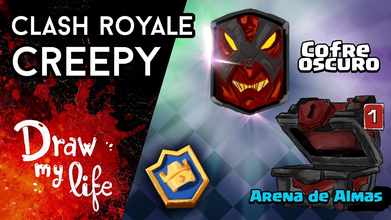 EL COFRE de CLASH ROYALE | Historia de AdryBrix | Creepypasta | Draw My Life
