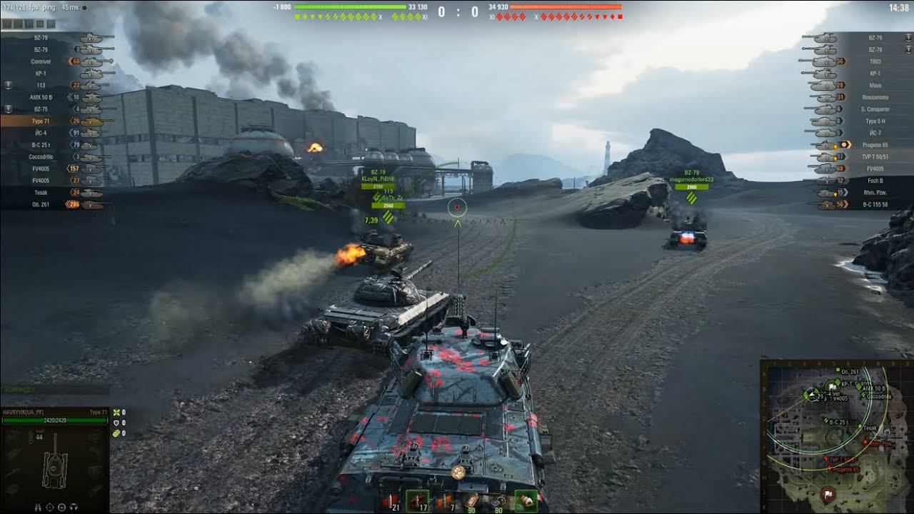 Type 71 холоднокровні самураї в Нордскар та Прохорівці! Replays від підписника!