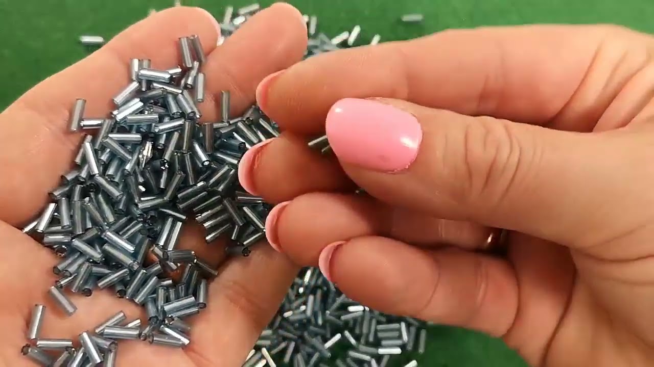 Teal Blue Glass Bugle Seed Beads 5-9mm x 1.8mm Pack Of 2200+