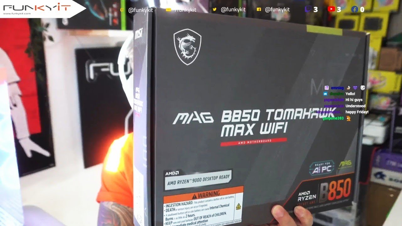 The Funky Kit Show LIVE Ep.324 - MSI MAG B850 Tomahawk, GeForce RTX 5080 Vanguard