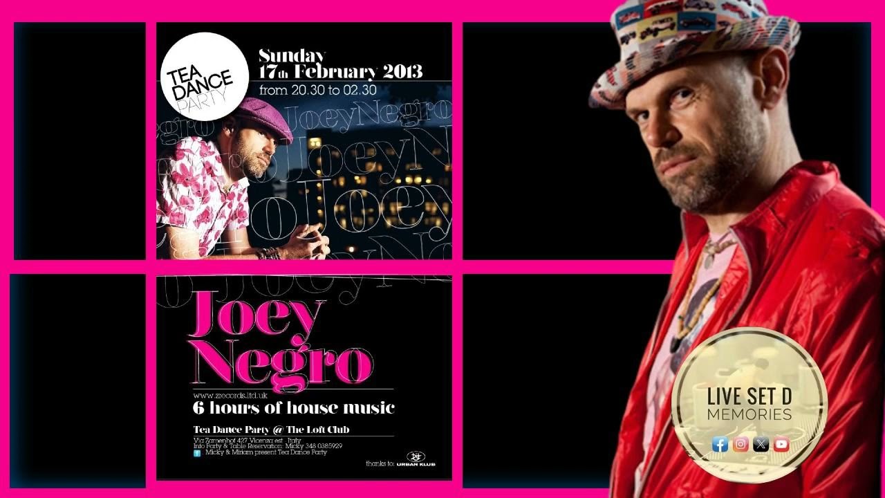 Joey Negro @ Tea Dance Party, The Loft, Vicenza 17 02 2013