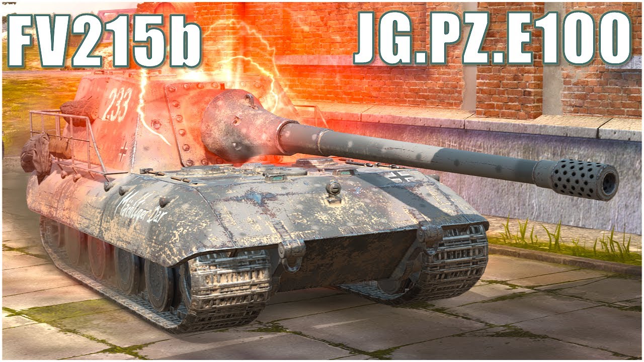 BIG BOSS Jg.Pz.E100 & FV215b ● WoT Blitz