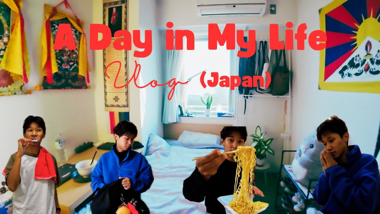 A Day in My Life | Tibetan Student in Japan #tibetanvlogger #japan #internationalstudents #japanlife