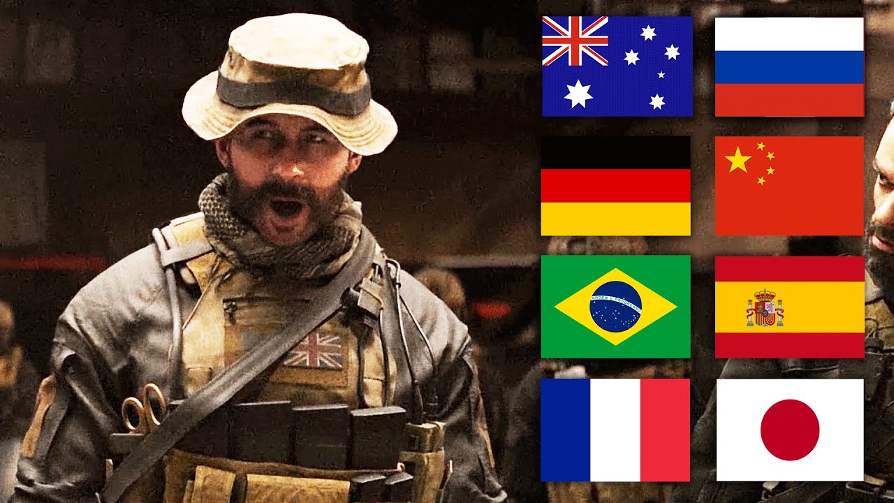 Captain Price in 10 Different Languages - Call of Duty: Modern Warfare 2